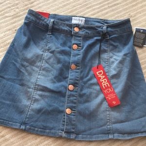 NWT Celebrity Pink Jean Skirt - Size 7